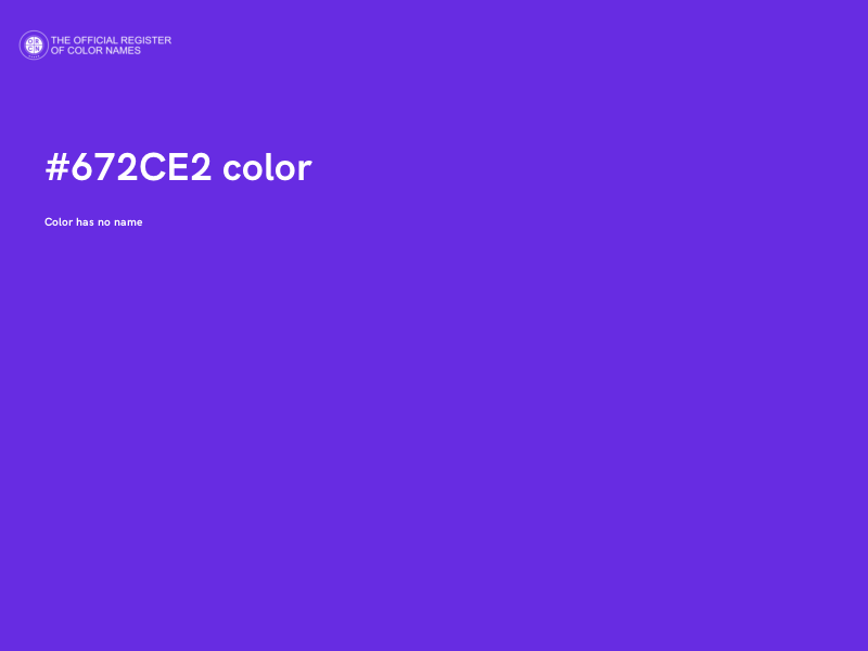 #672CE2 color image
