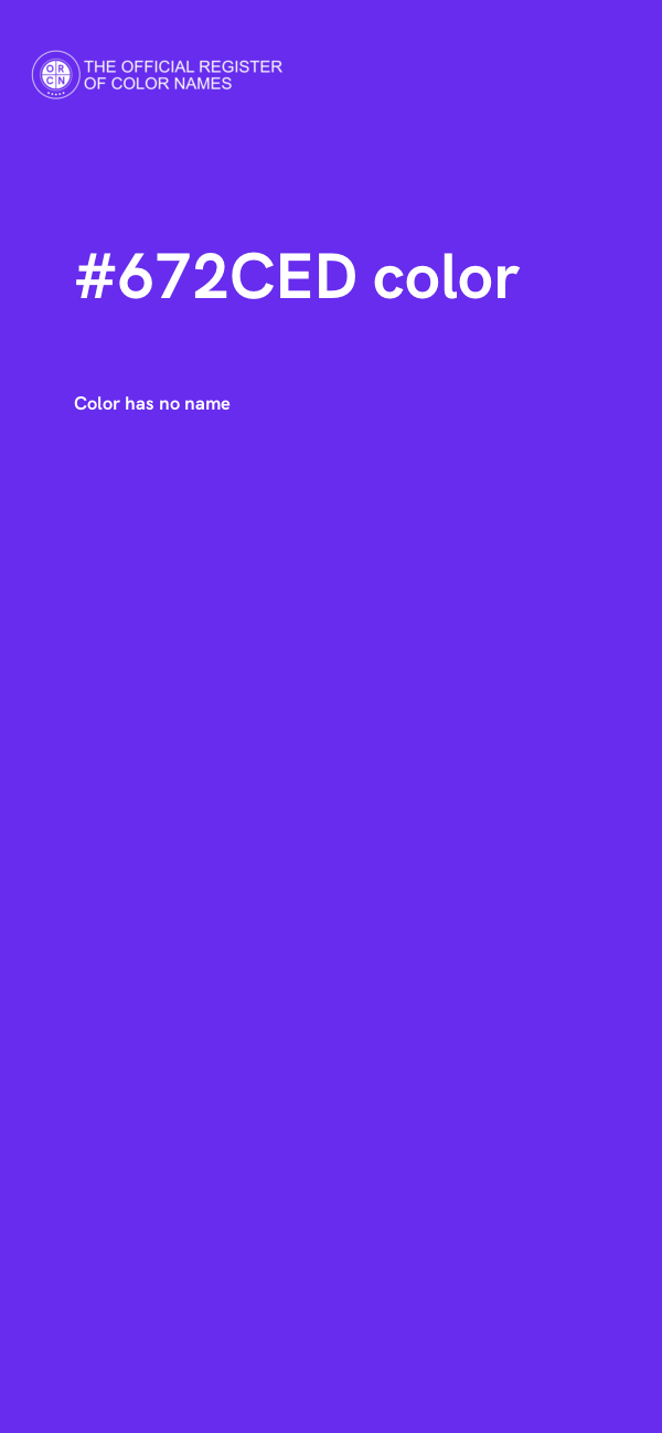 #672CED color image