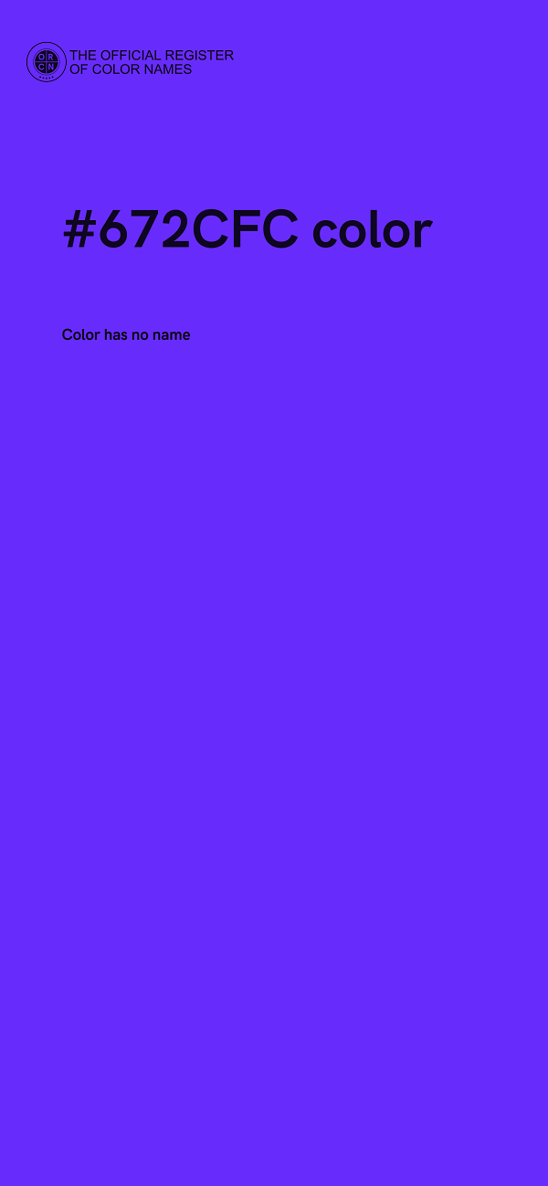 #672CFC color image
