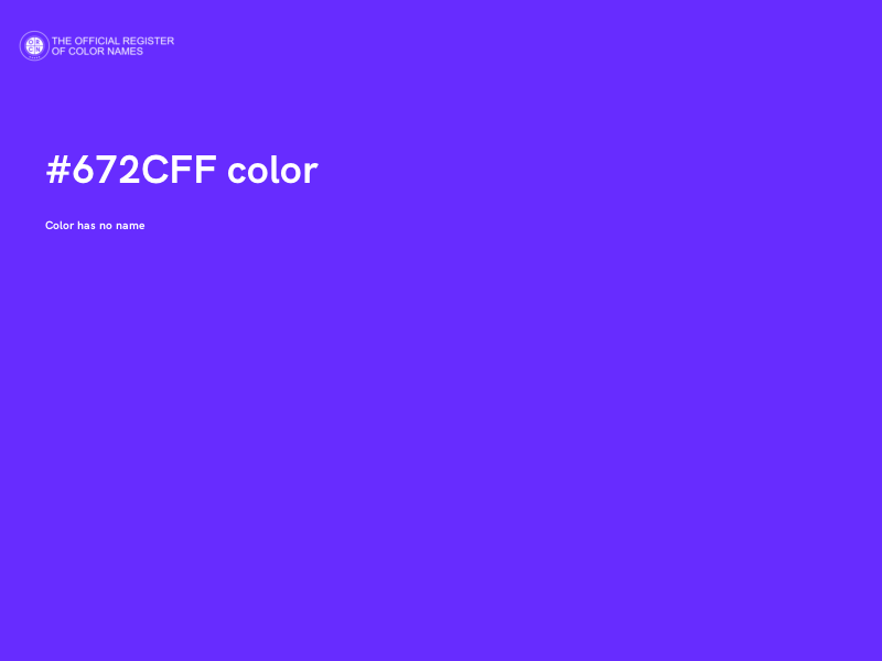 #672CFF color image