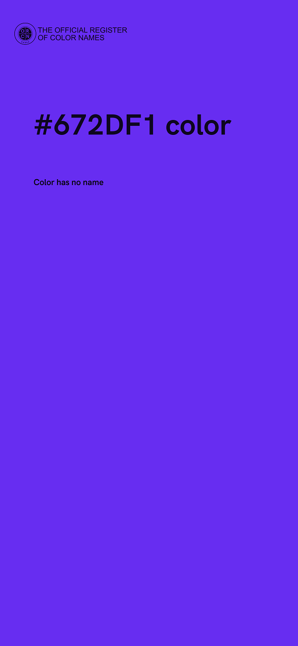 #672DF1 color image