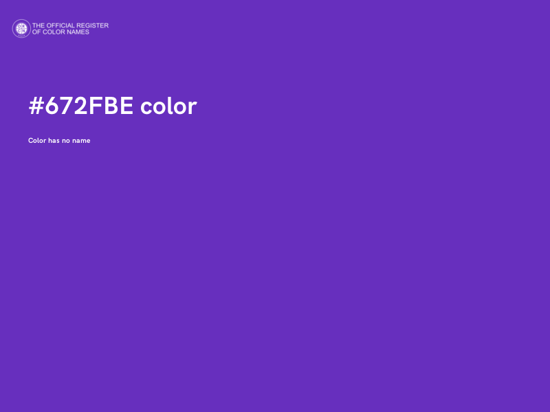 #672FBE color image