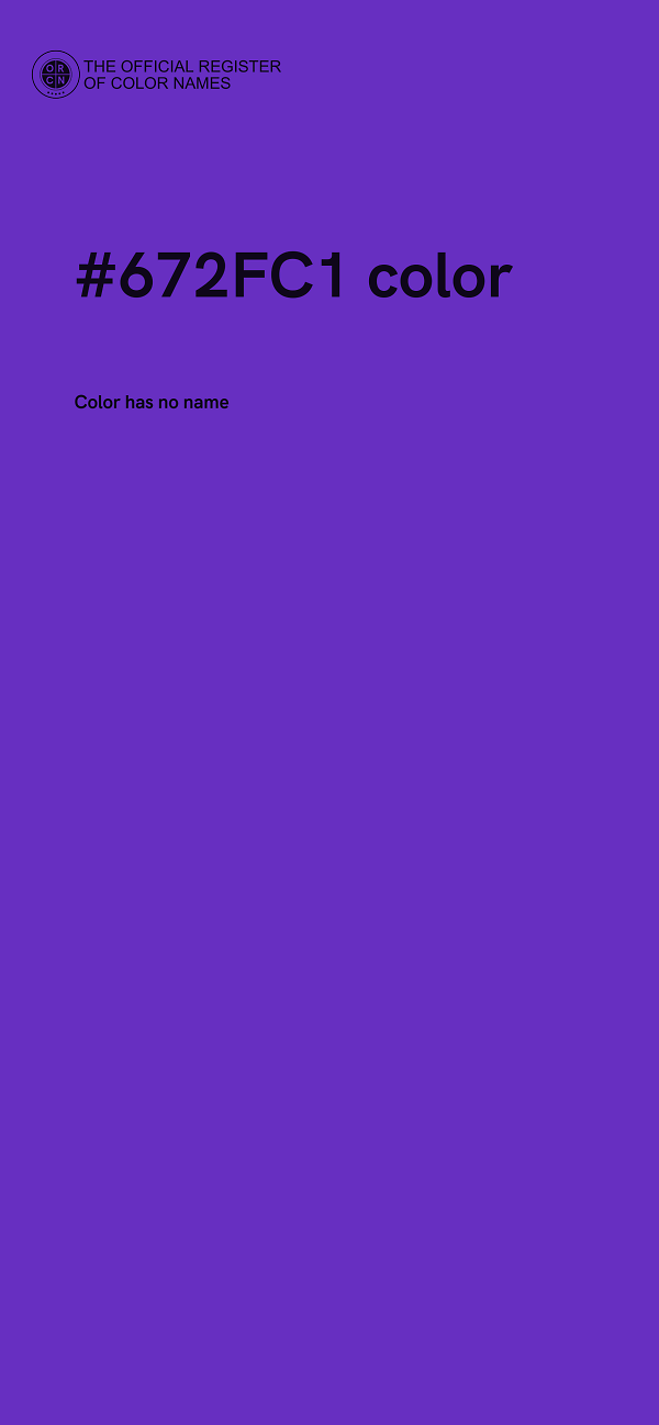 #672FC1 color image
