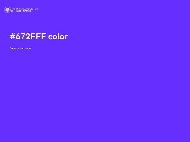 #672FFF color image