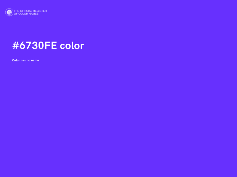 #6730FE color image