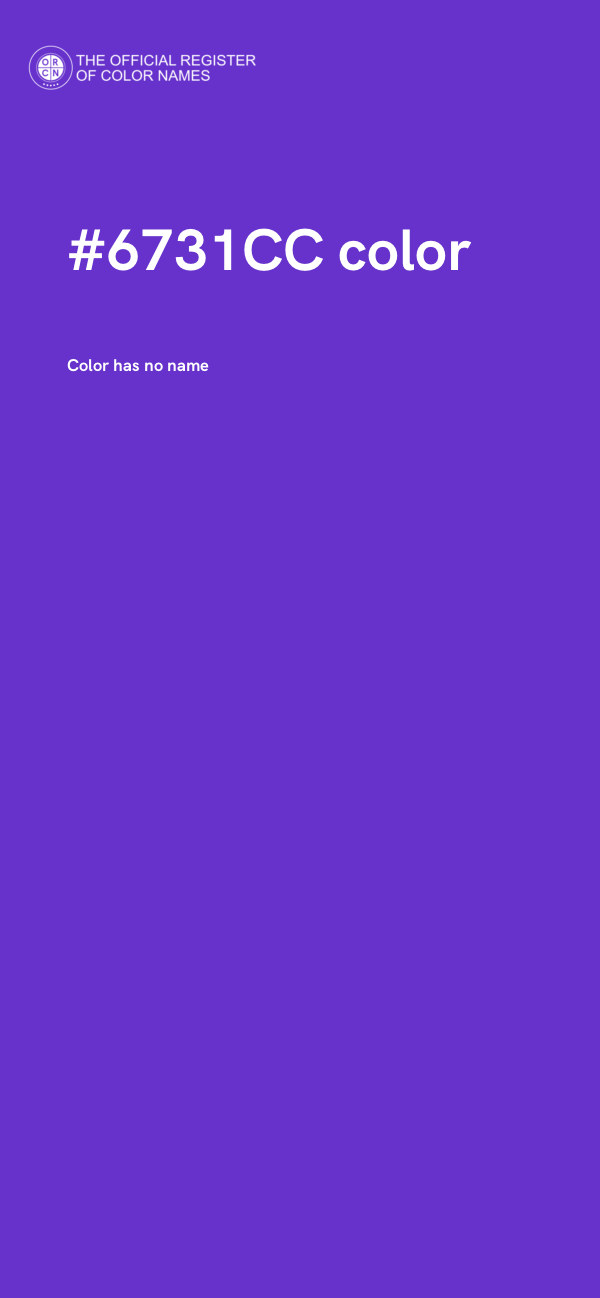 #6731CC color image