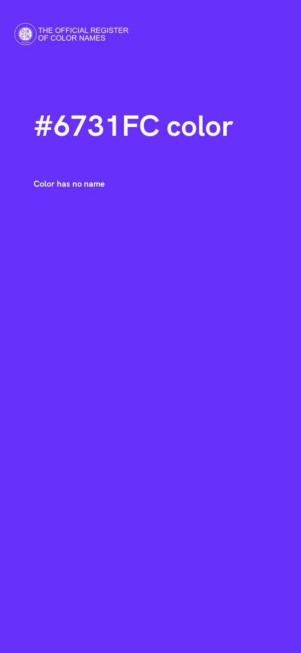 #6731FC color image