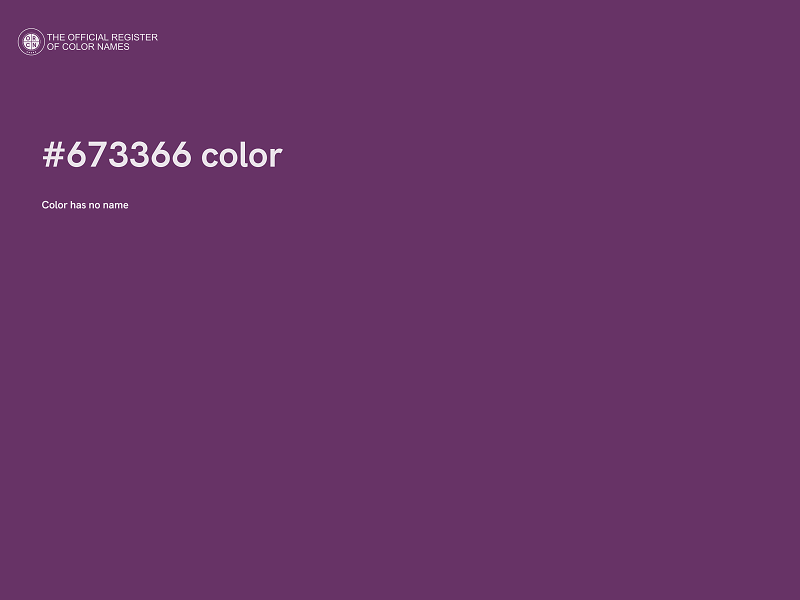 #673366 color image