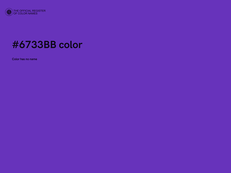 #6733BB color image
