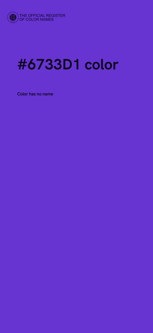 #6733D1 color image