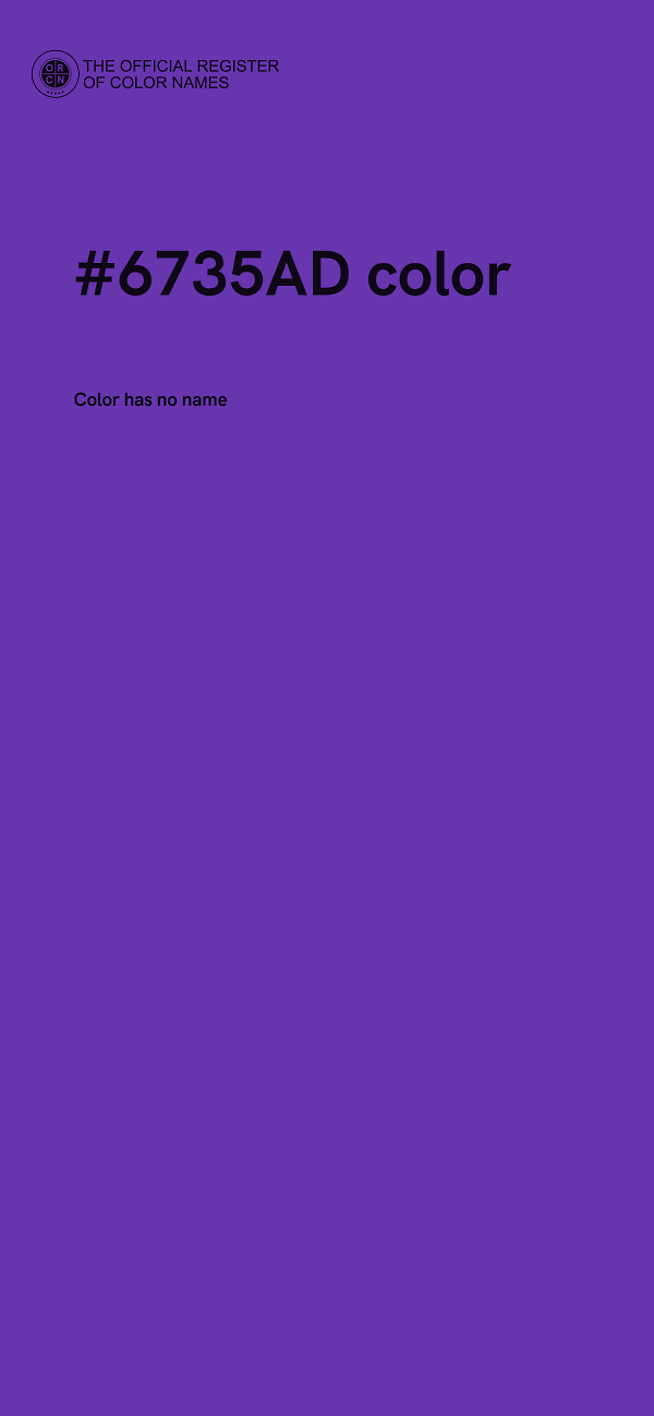 #6735AD color image