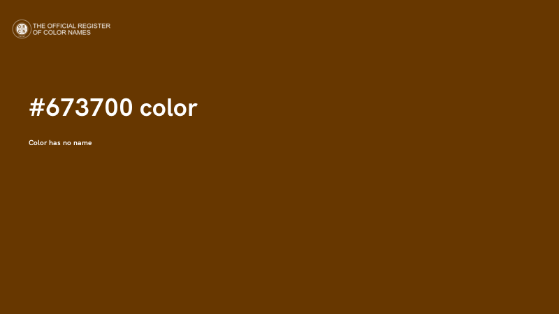 #673700 color image