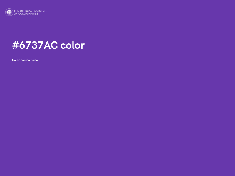 #6737AC color image