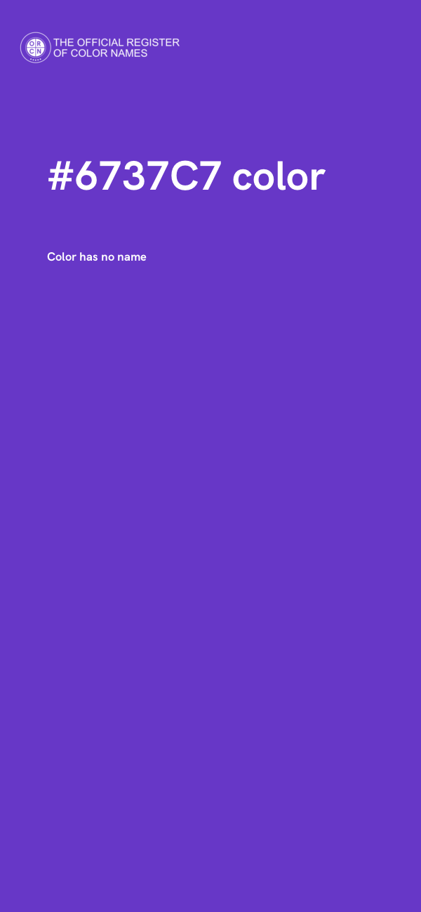 #6737C7 color image