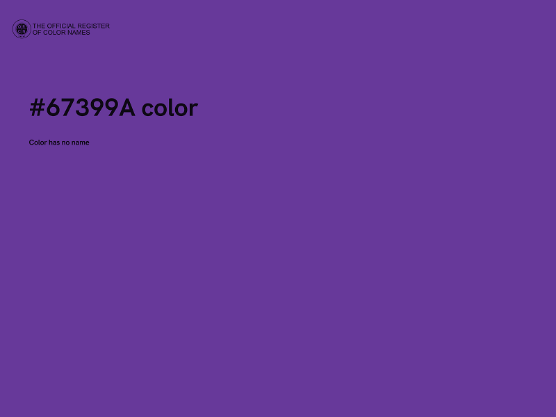 #67399A color image