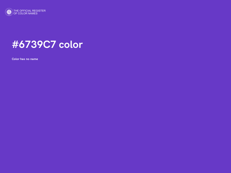 #6739C7 color image