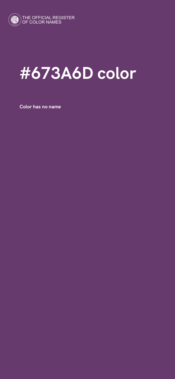 #673A6D color image