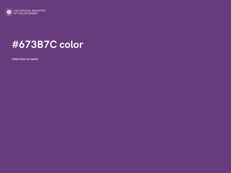 #673B7C color image