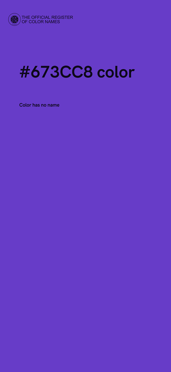 #673CC8 color image