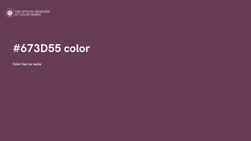 #673D55 color image