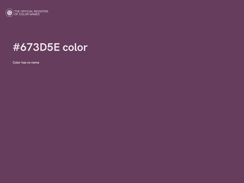 #673D5E color image