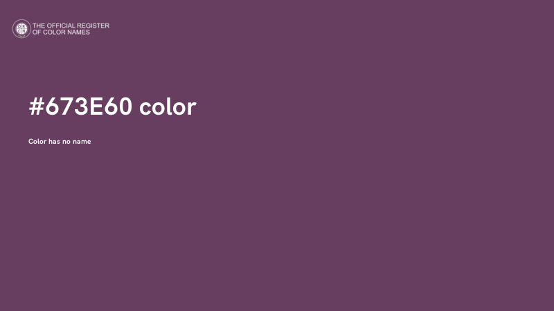 #673E60 color image