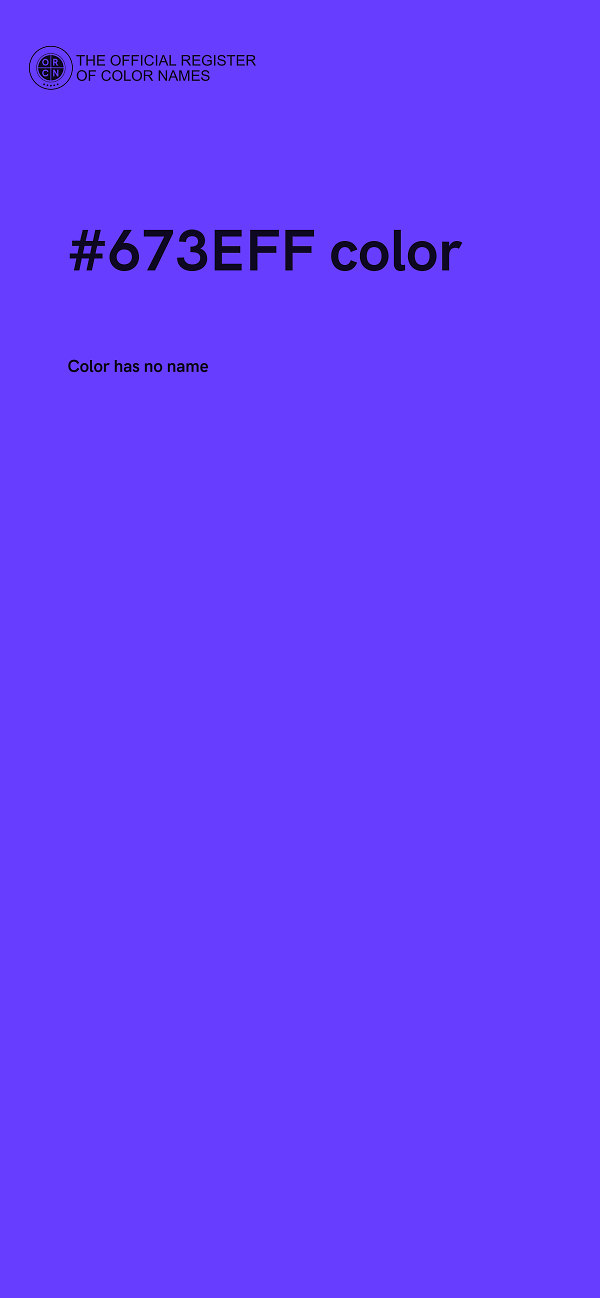 #673EFF color image