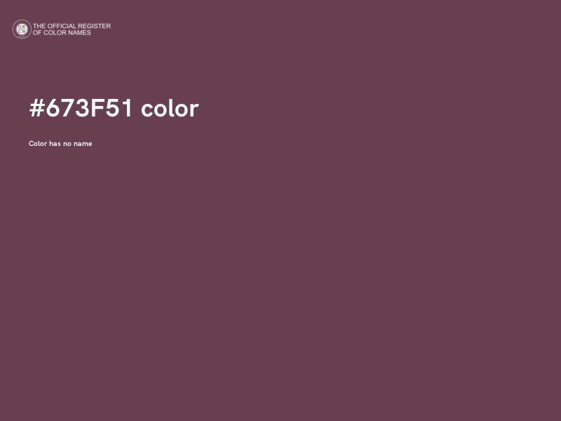 #673F51 color image