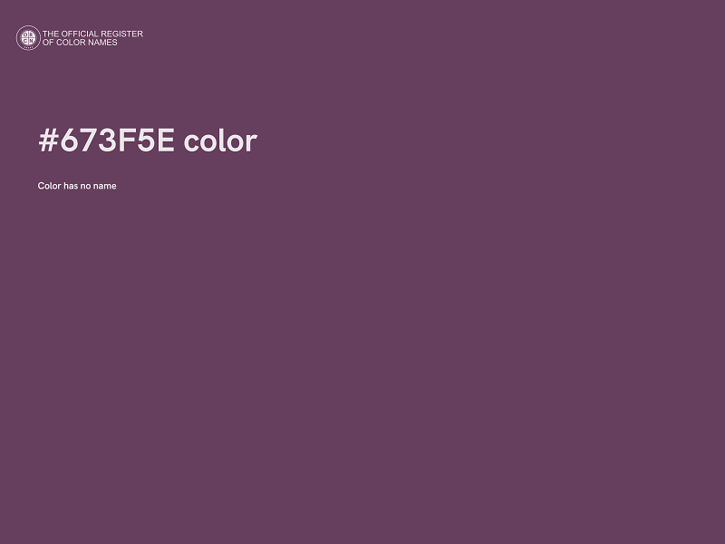 #673F5E color image