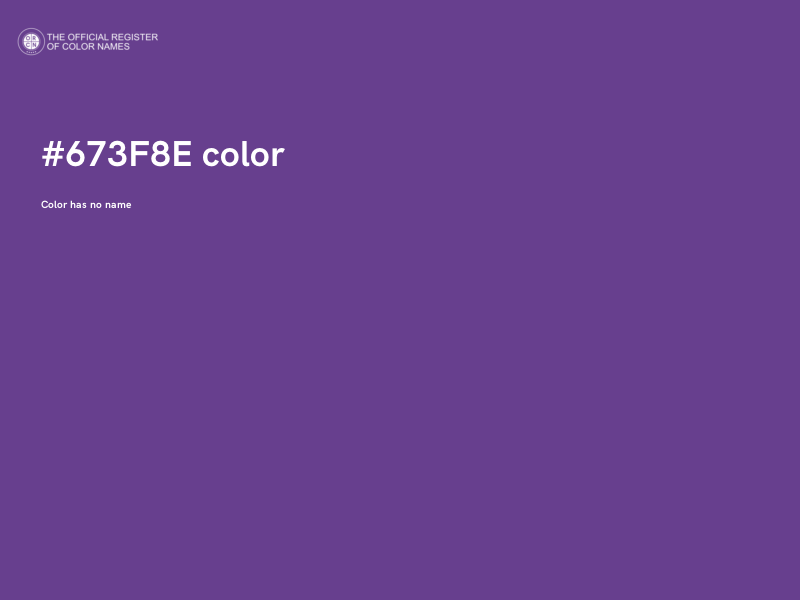 #673F8E color image