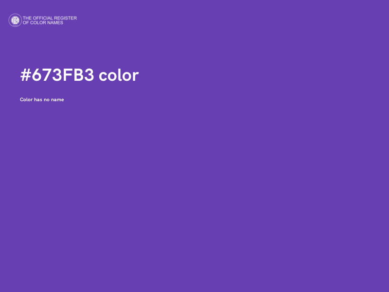 #673FB3 color image