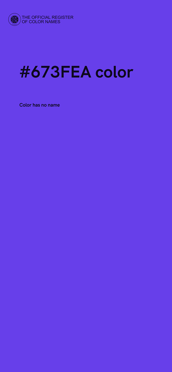 #673FEA color image