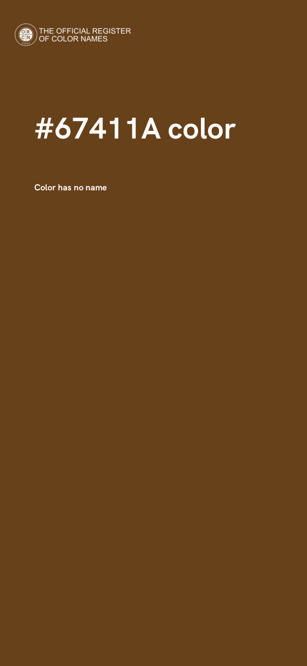 #67411A color image