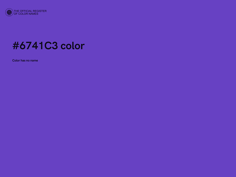 #6741C3 color image