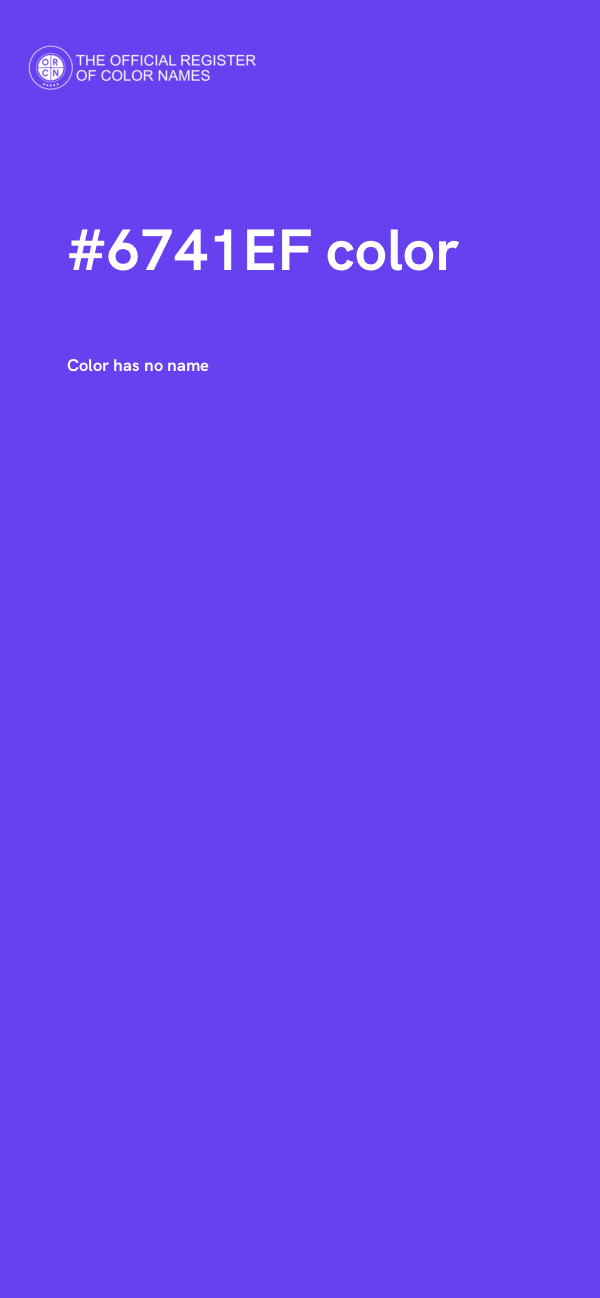 #6741EF color image