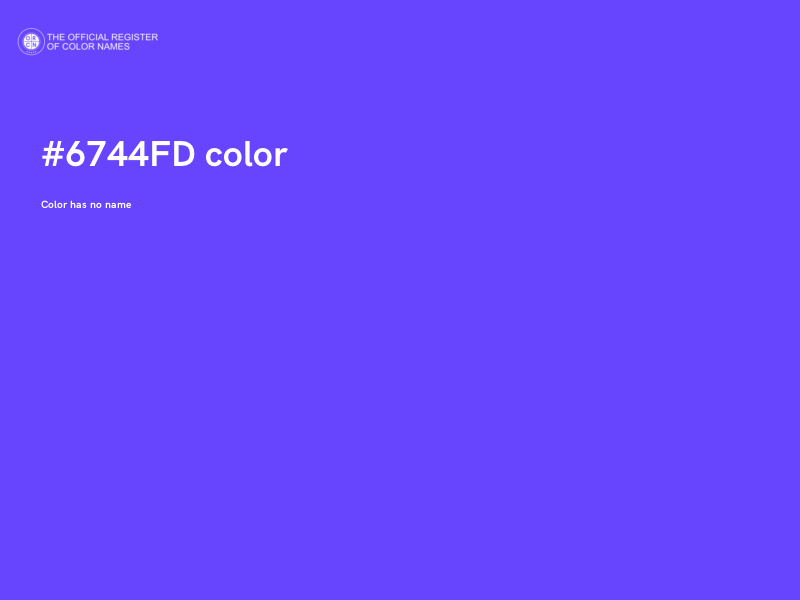 #6744FD color image