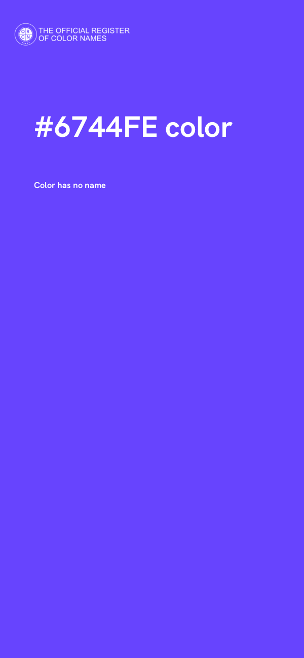 #6744FE color image