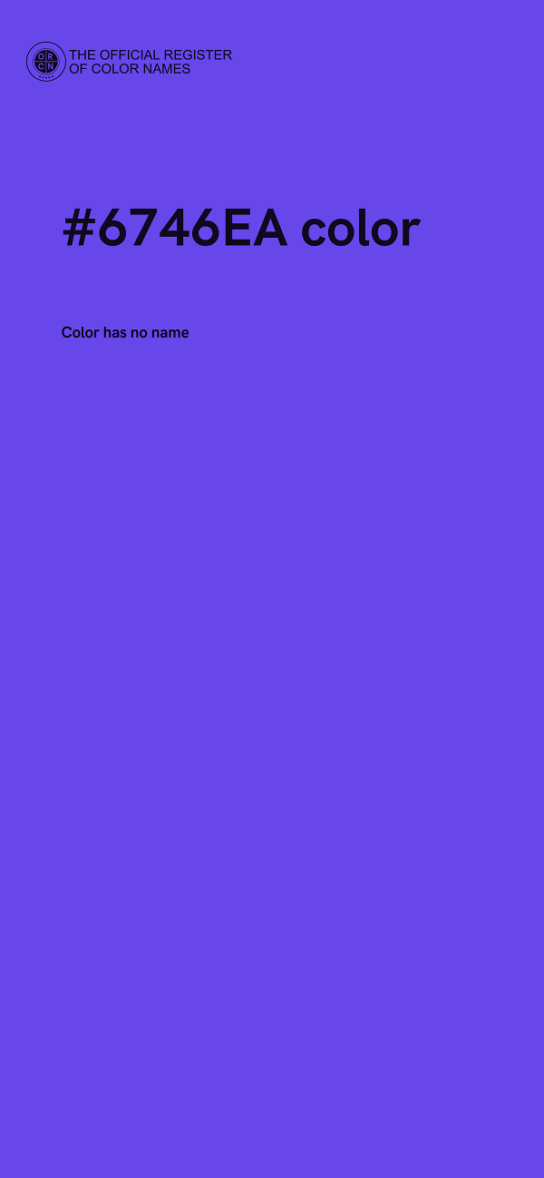 #6746EA color image