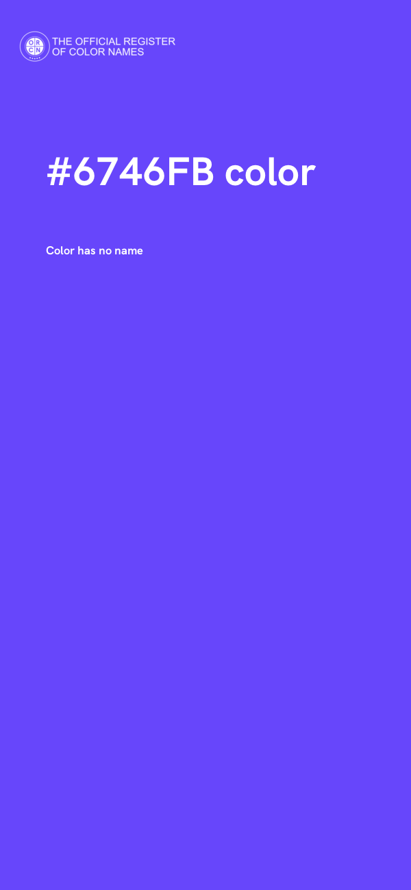 #6746FB color image