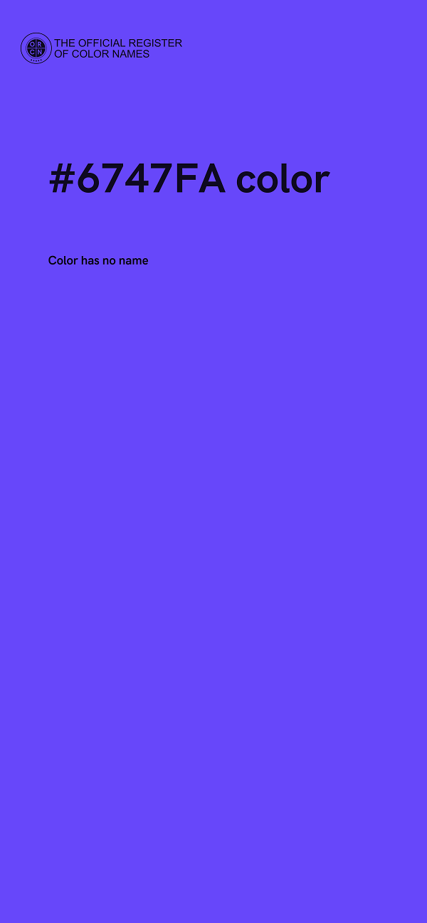 #6747FA color image
