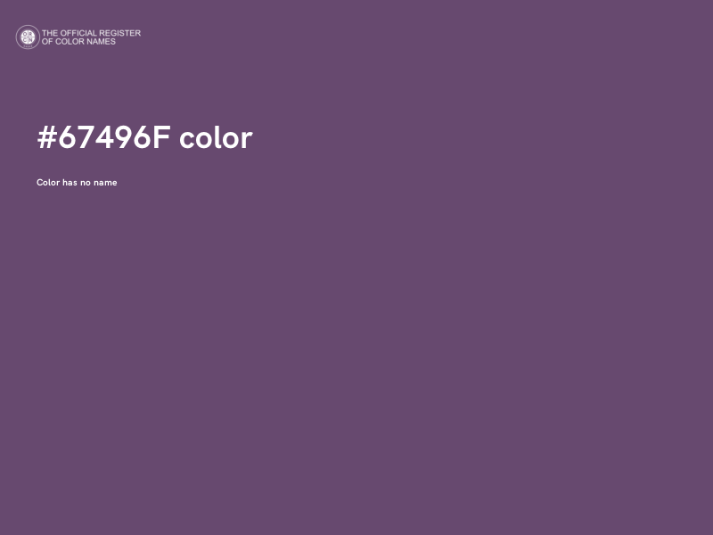 #67496F color image