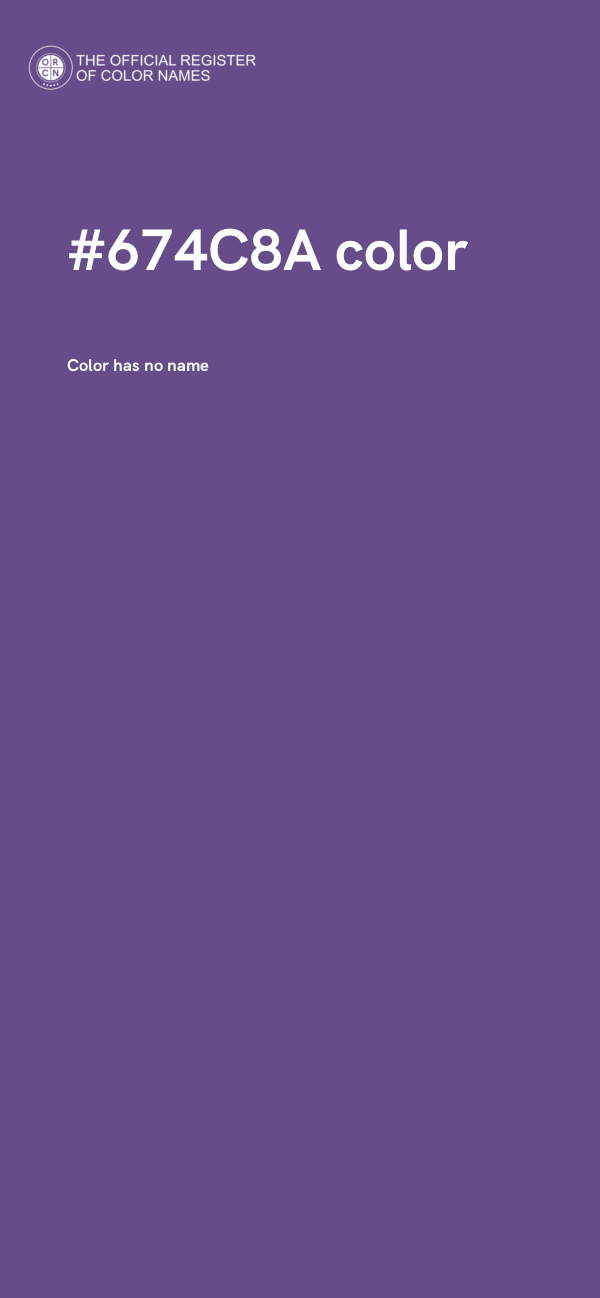 #674C8A color image