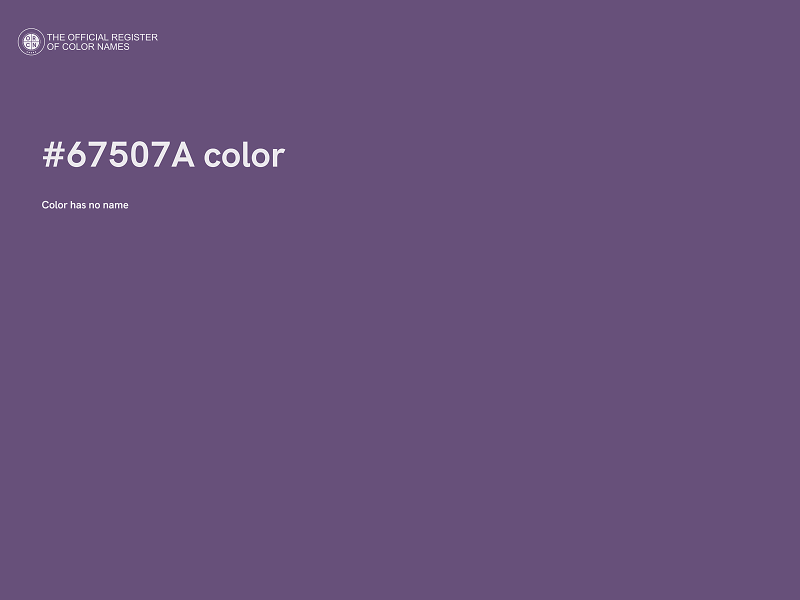 #67507A color image