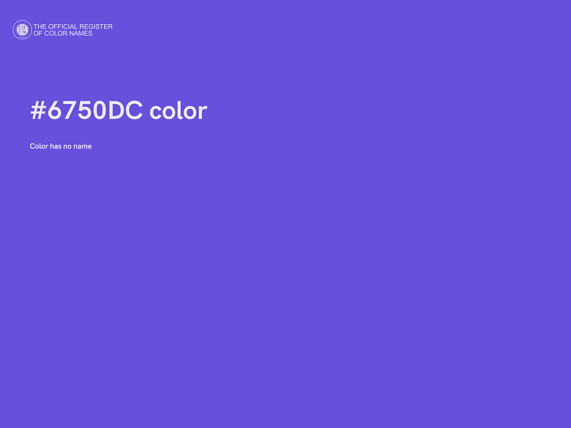 #6750DC color image