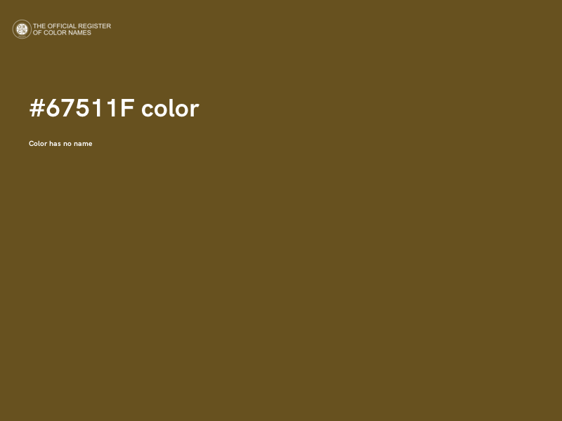 #67511F color image