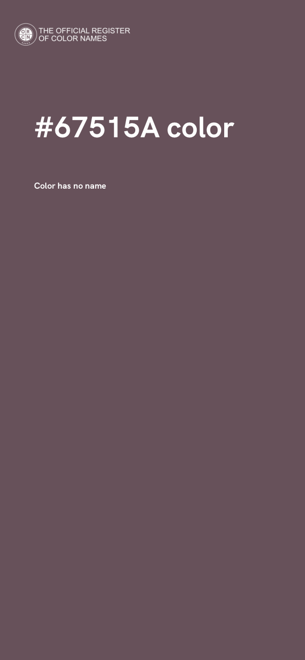 #67515A color image