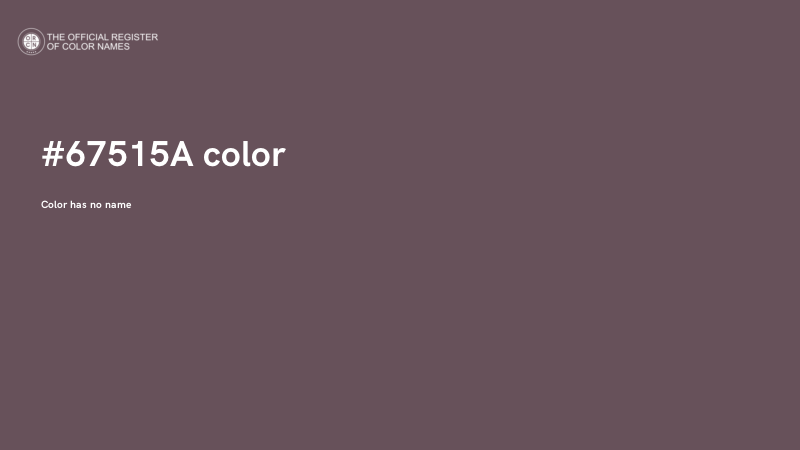 #67515A color image