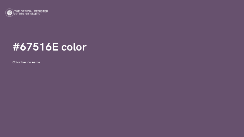 #67516E color image