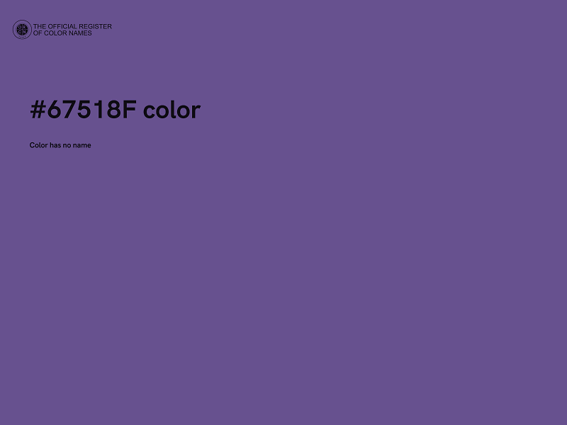 #67518F color image