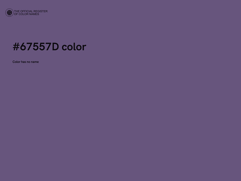 #67557D color image